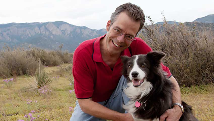 Dr. NIchol with dog